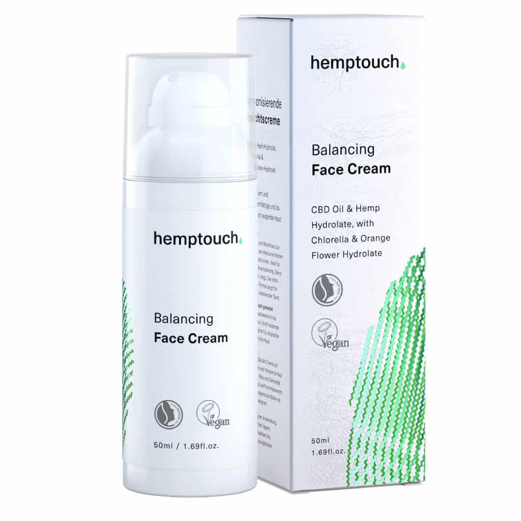 Crème visage au CBD Hemptouch (100 mg CBD / 50 ml)