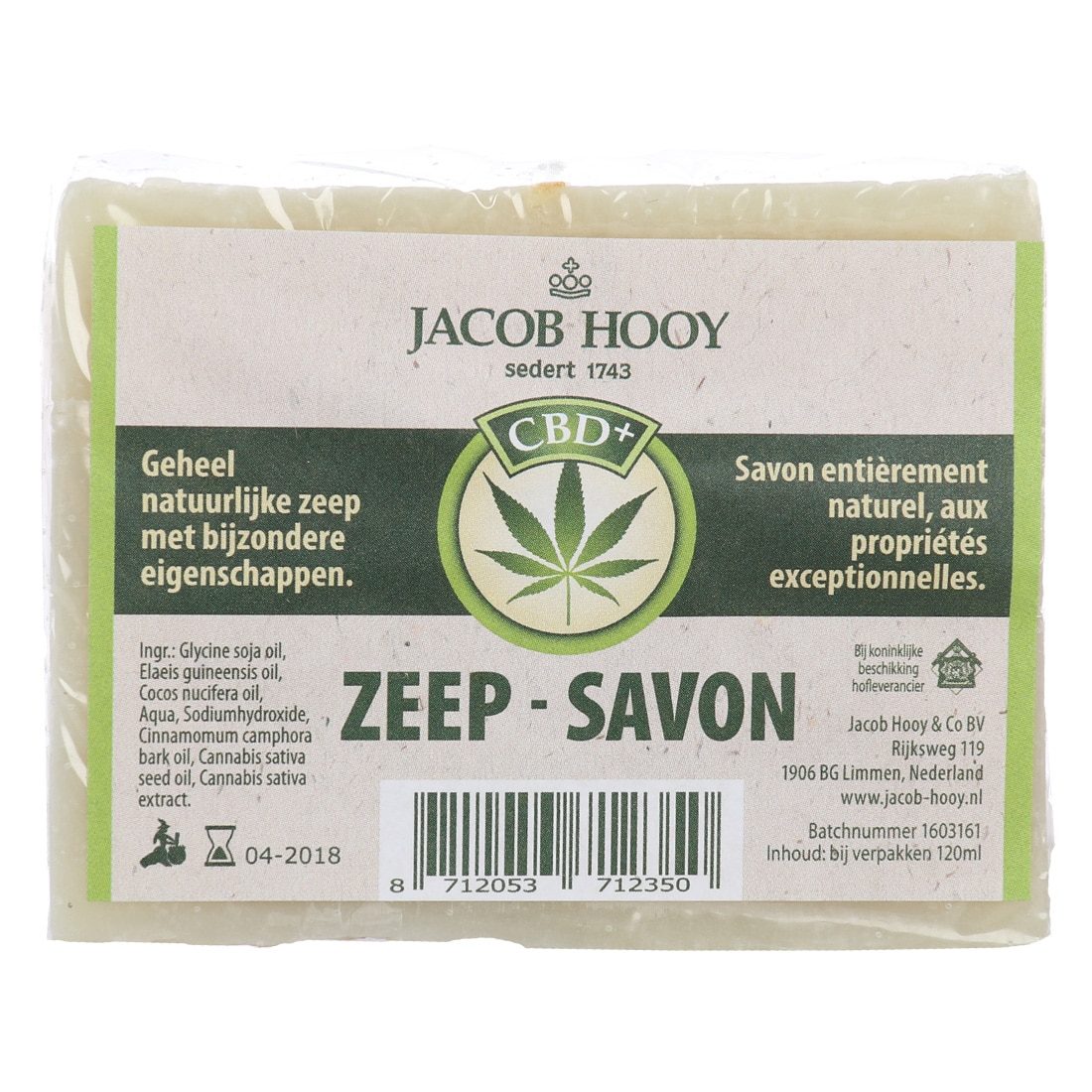 Savon au CBD Jacob Hooy